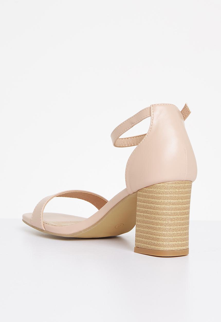 Superbalist - Carrie open block heel - natural