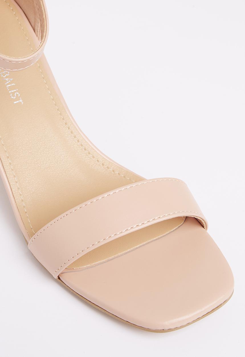 Superbalist - Carrie open block heel - natural