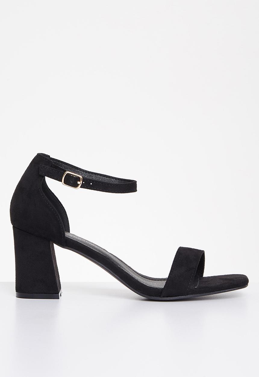 Superbalist - Carrie open block heel - black