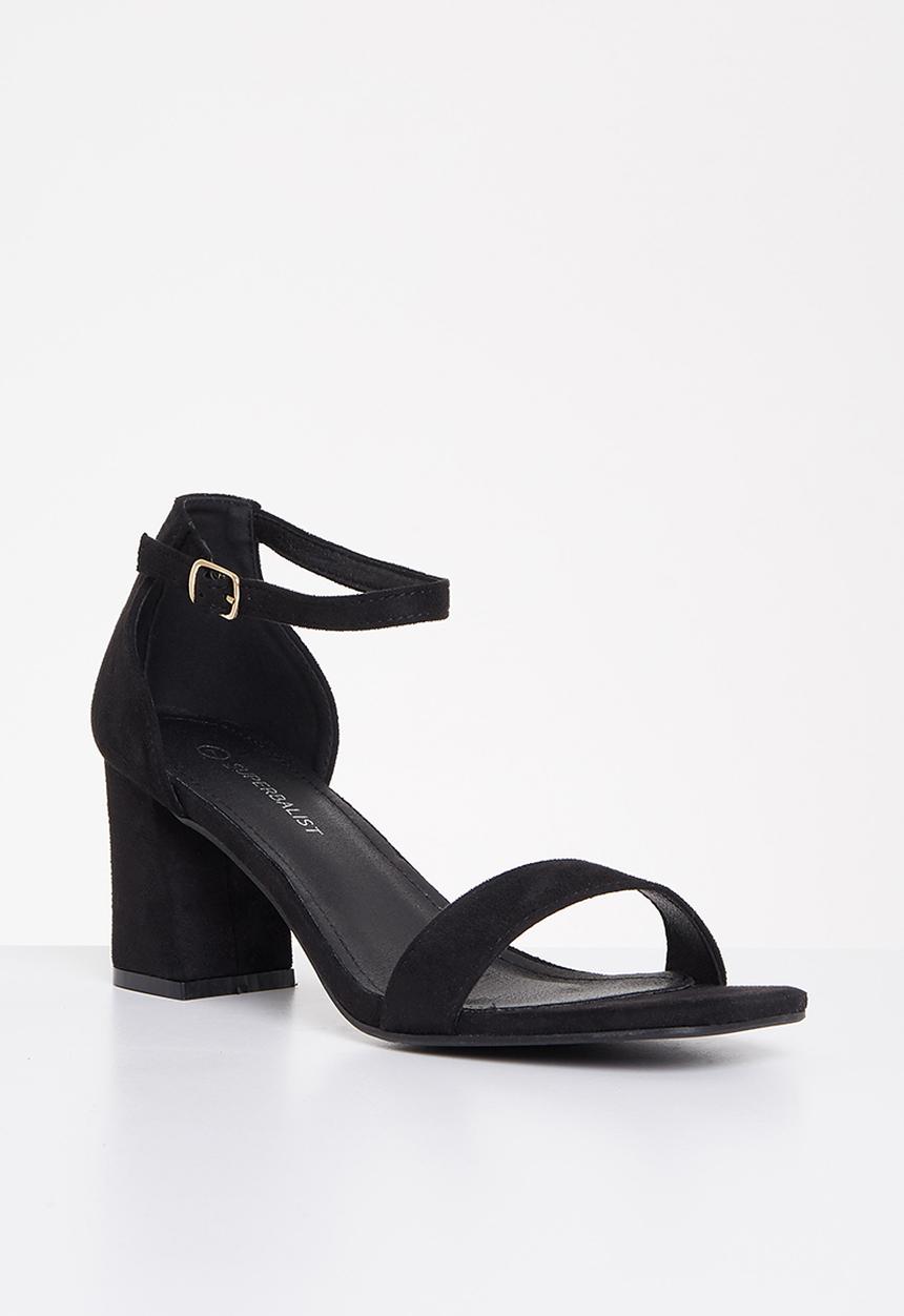 Superbalist - Carrie open block heel - black