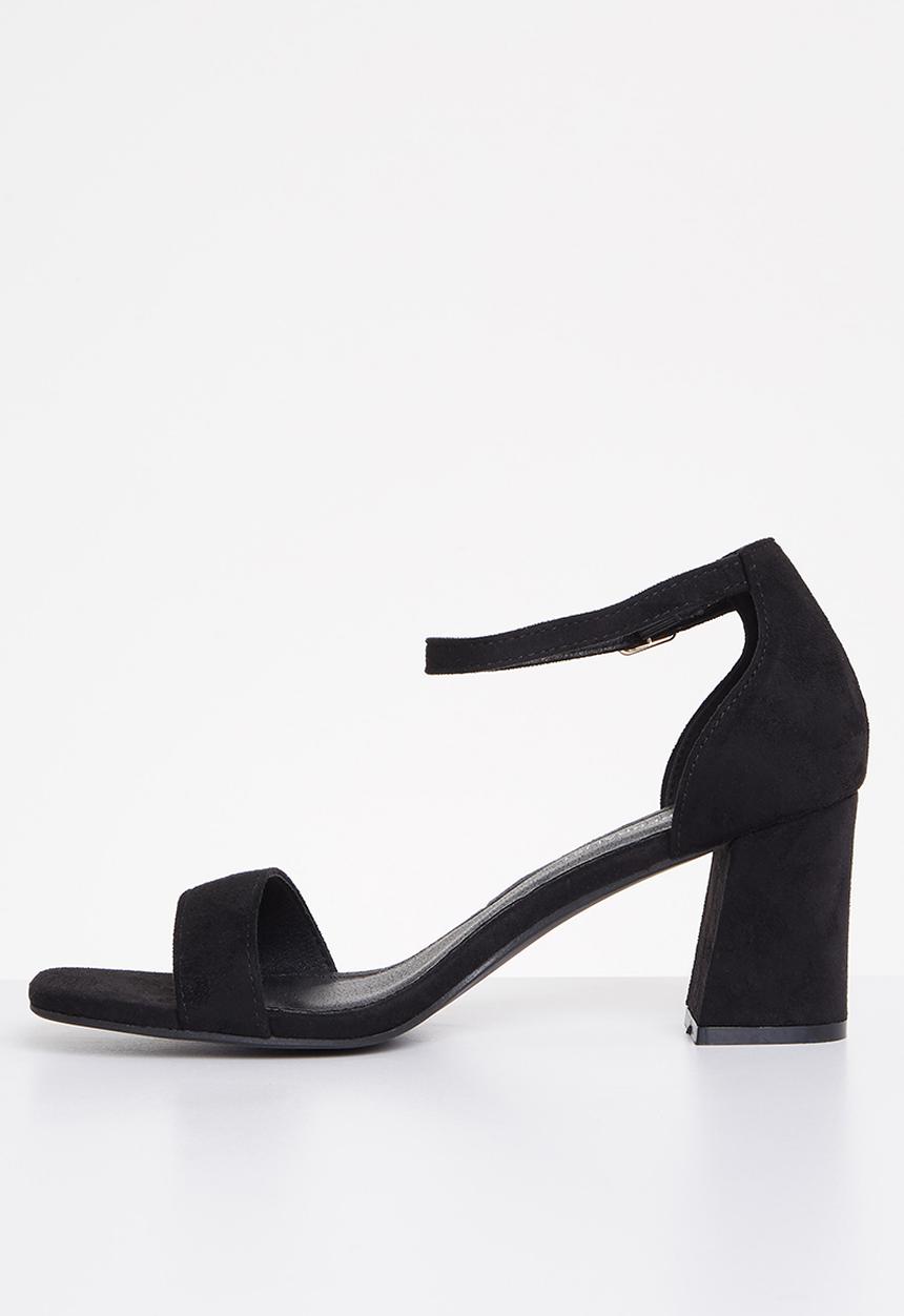 Superbalist - Carrie open block heel - black