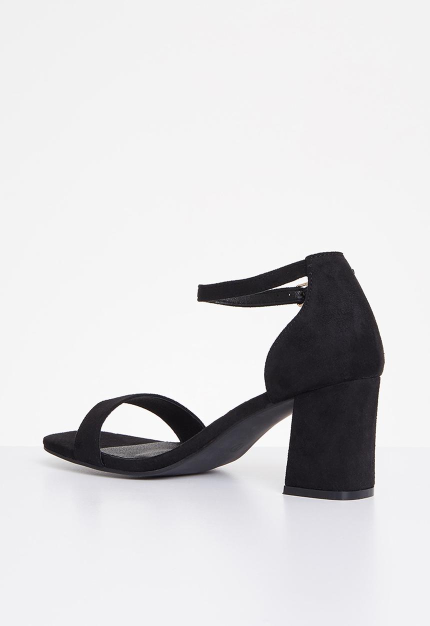 Superbalist - Carrie open block heel - black