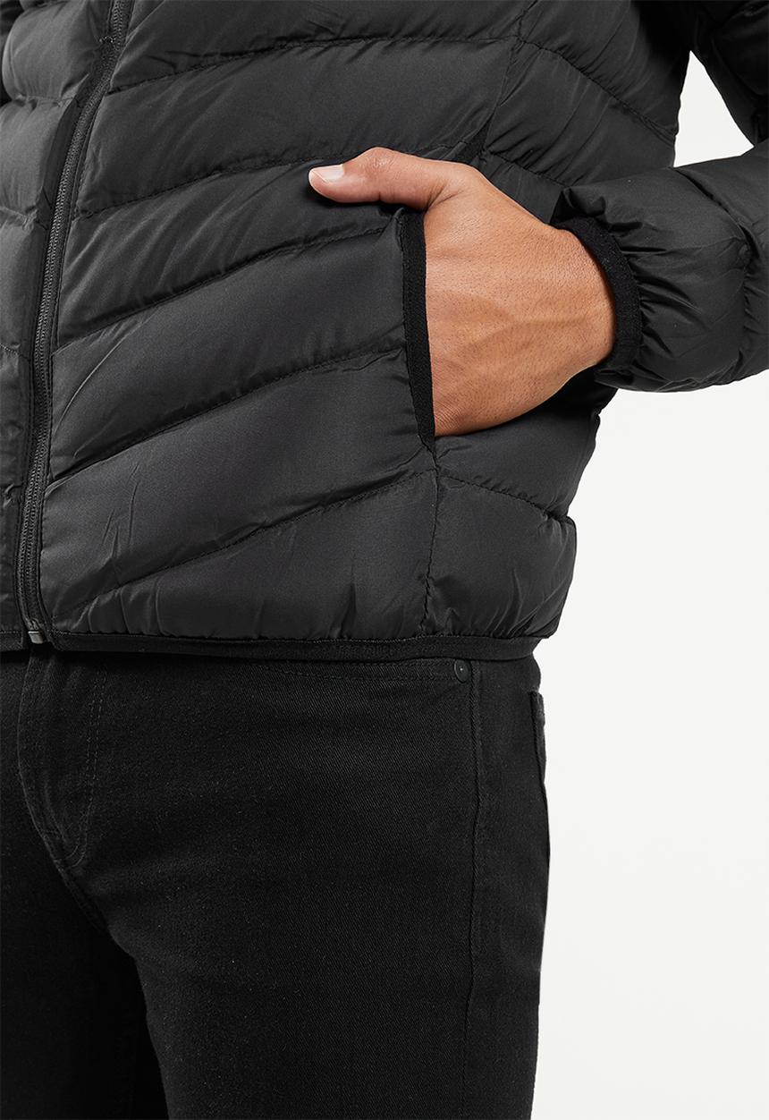 Brave Soul - Puffer jacket - black
