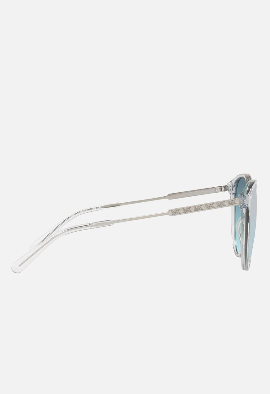 Michael Kors Eyewear - Cruz bay round sunglasses - clear & turquoise tint