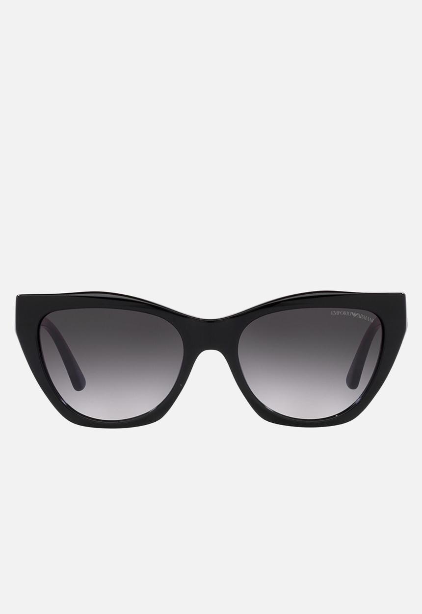 Emporio Armani - Emporio armani cat eye frame sunglasses - shiny black