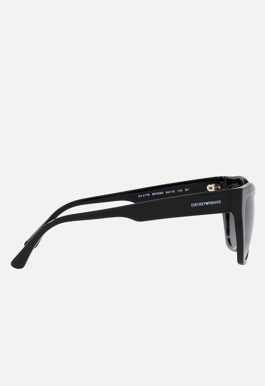 Emporio Armani - Emporio armani cat eye frame sunglasses - shiny black