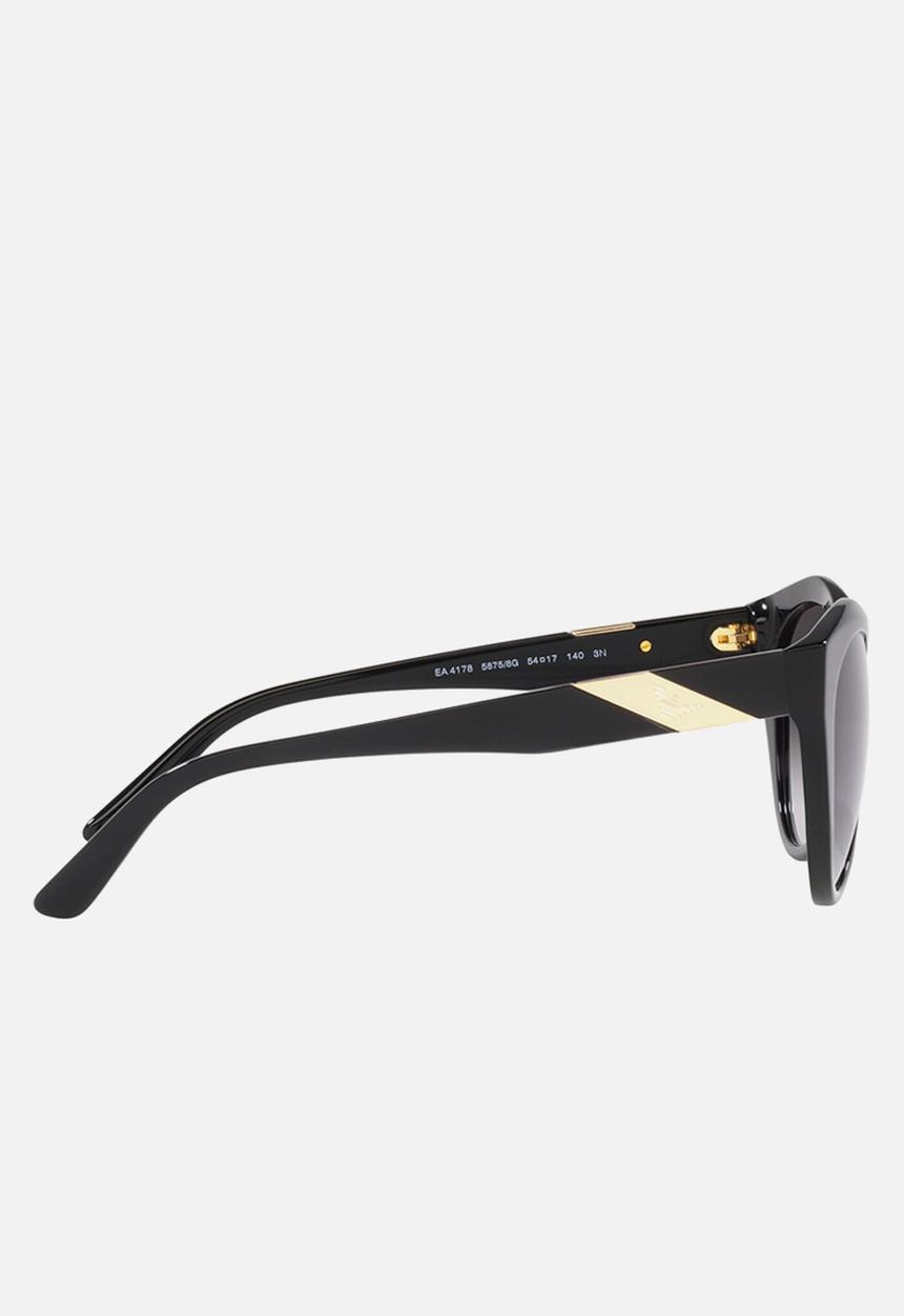 Emporio Armani - Emporio armani butterfly frame sunglasses - shiny black