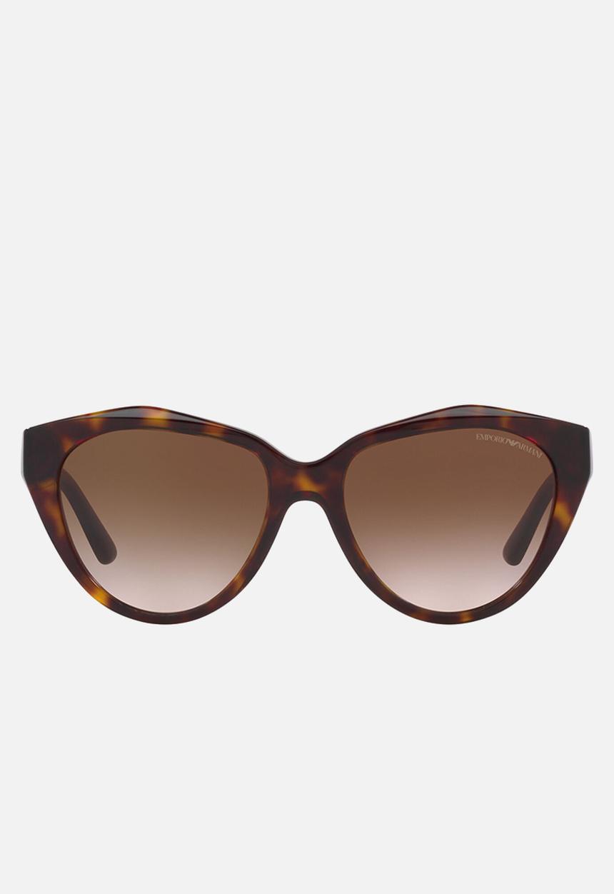 Emporio Armani - Emporio armani butterfly frame sunglasses - shiny havana