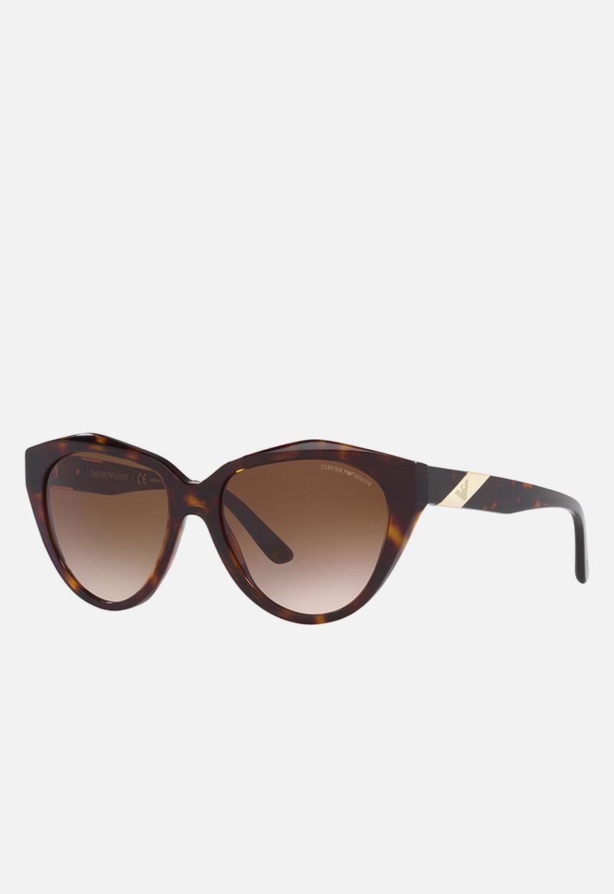 Emporio Armani - Emporio armani butterfly frame sunglasses - shiny havana