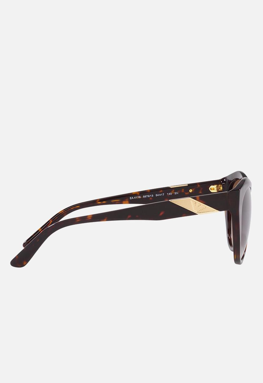 Emporio Armani - Emporio armani butterfly frame sunglasses - shiny havana
