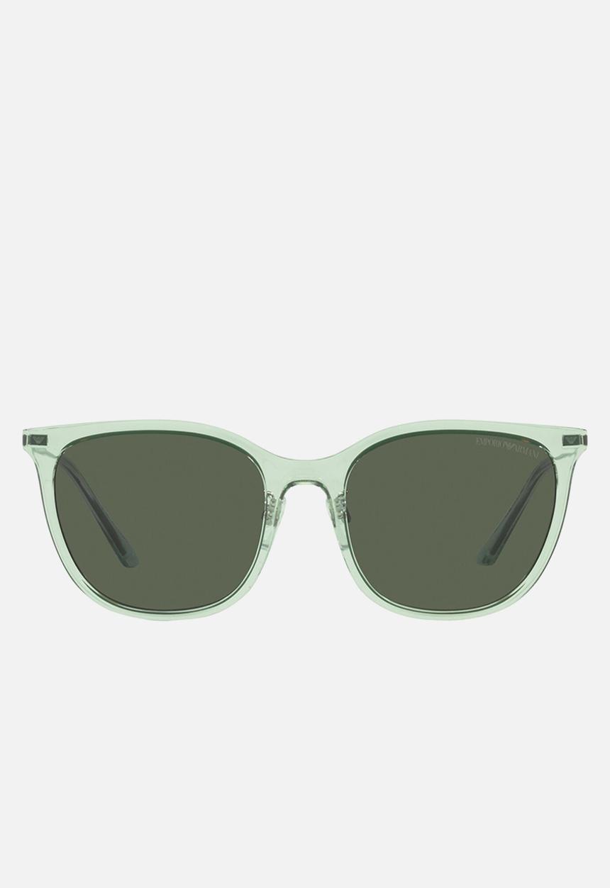 Emporio Armani - Emporio armani cat eye frame sunglasses - shiny transparent green