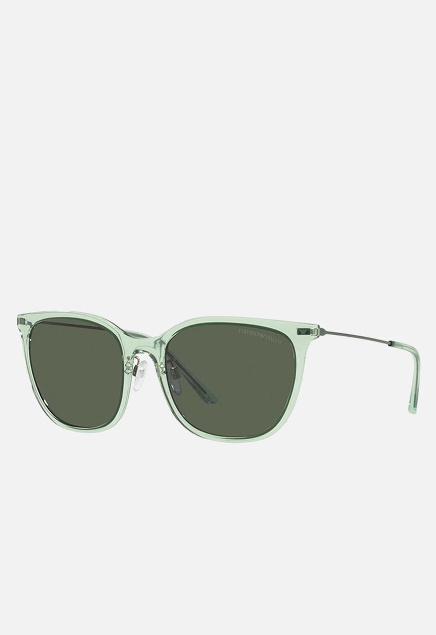 Emporio Armani - Emporio armani cat eye frame sunglasses - shiny transparent green