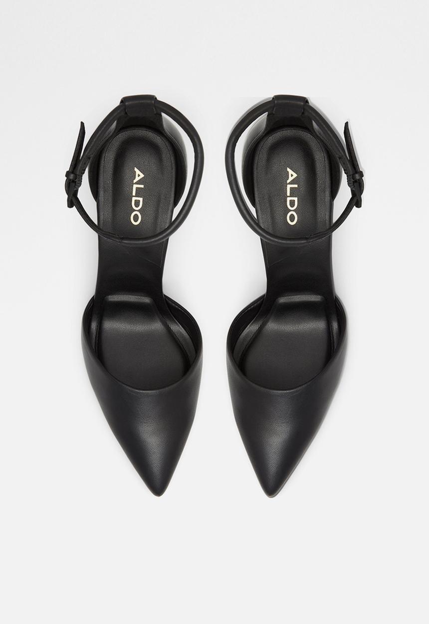 ALDO - Lilya leather heel - black