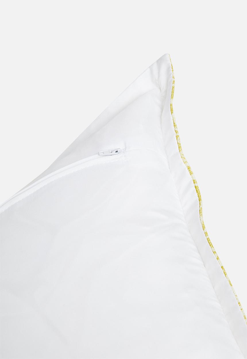 Grey Gardens - Acid demask cushion cover - yellow & white