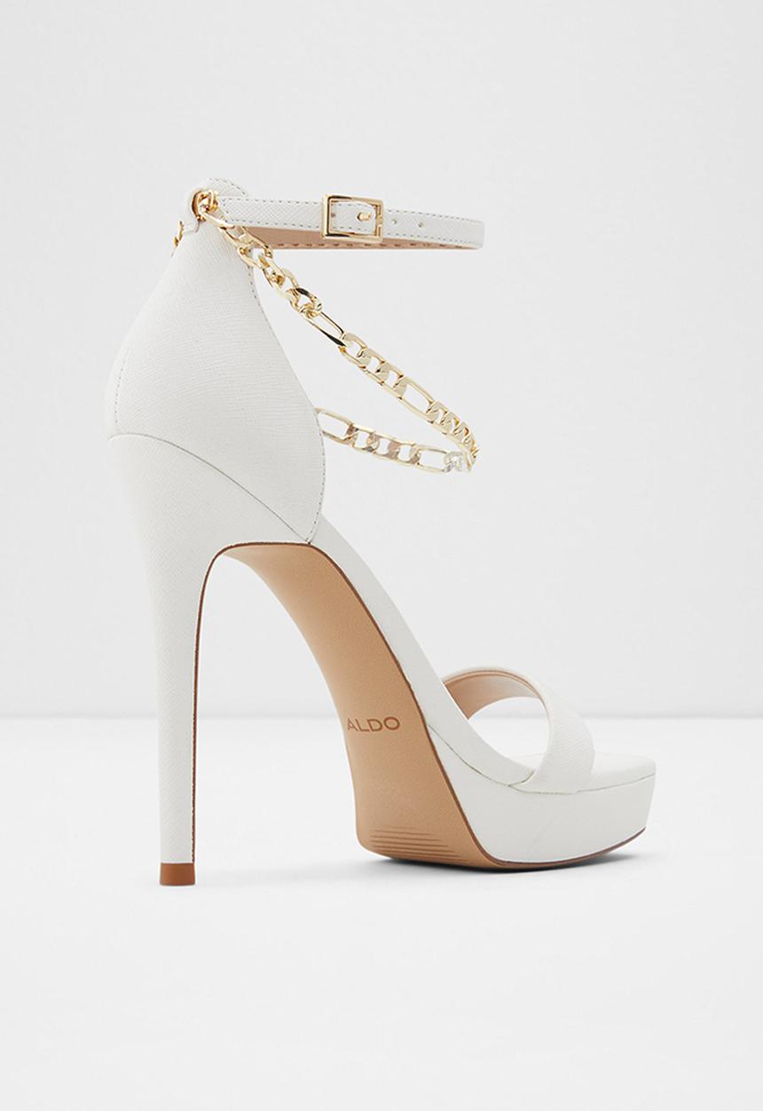ALDO - Scarlettchain stiletto heel - white