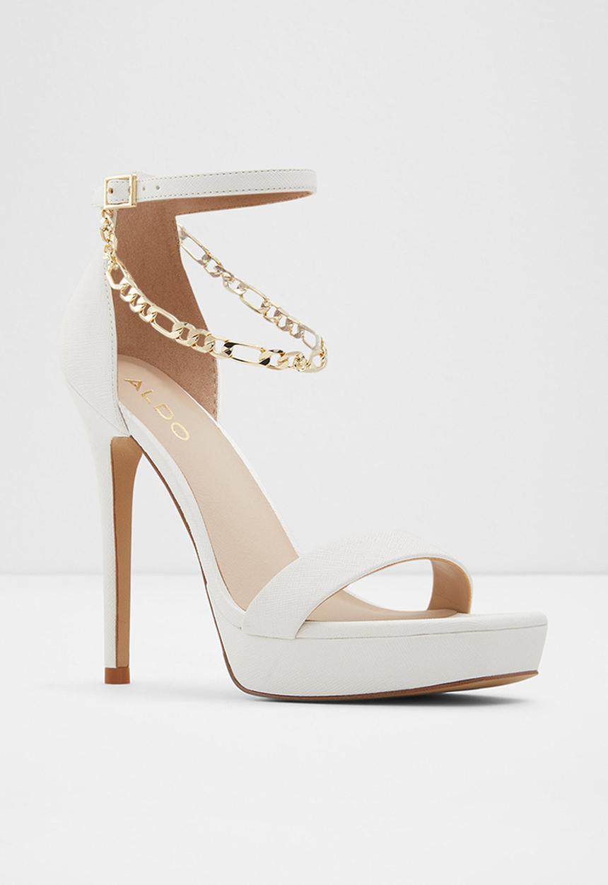 ALDO - Scarlettchain stiletto heel - white