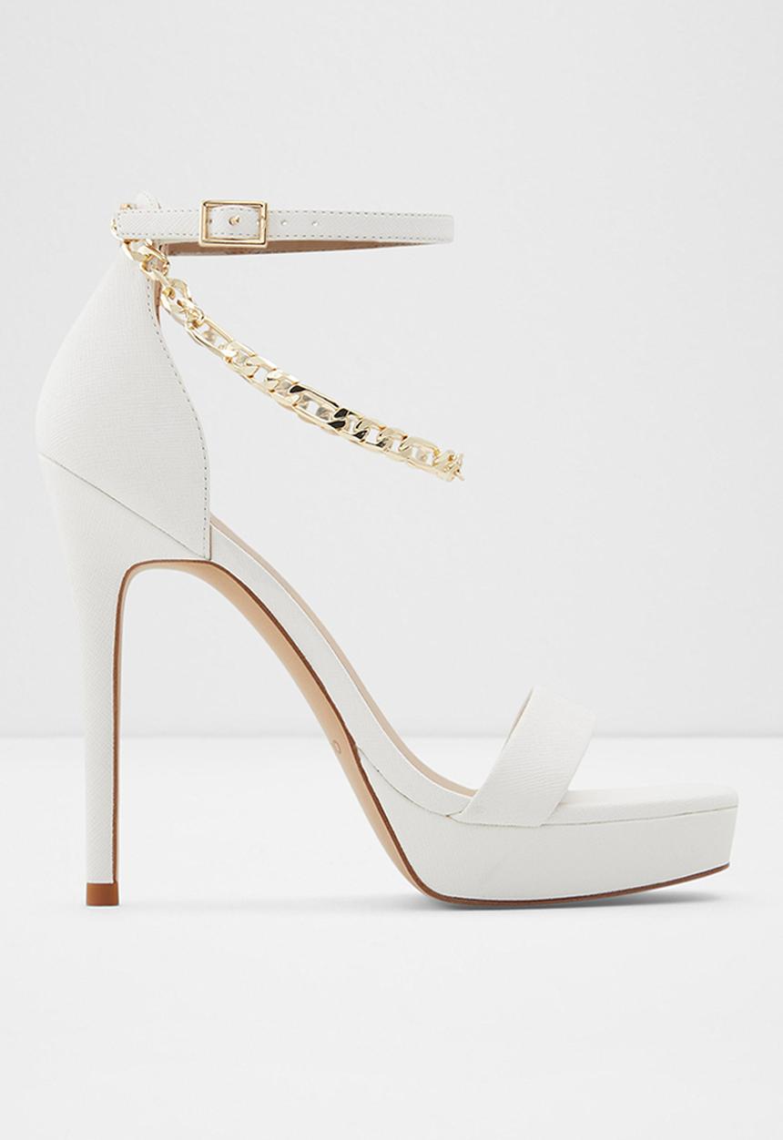 ALDO - Scarlettchain stiletto heel - white