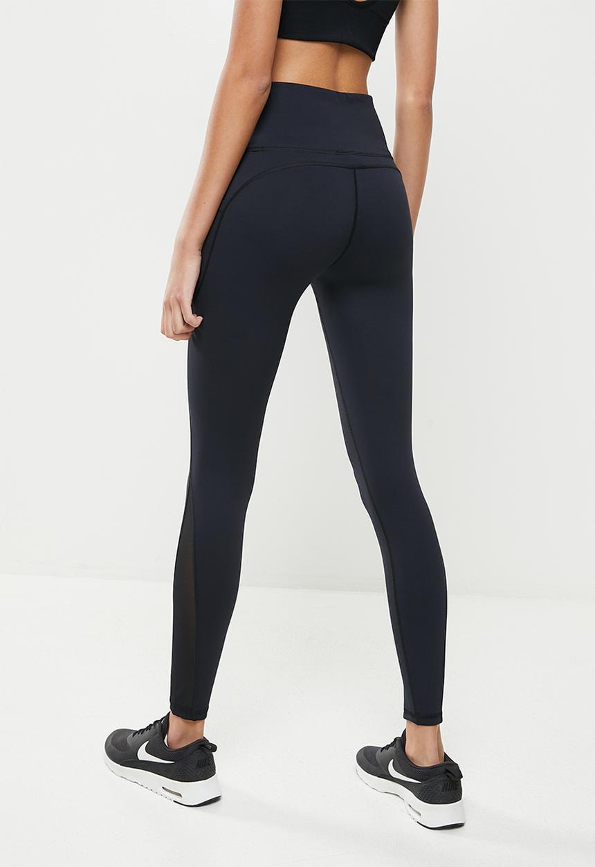 dailyfriday - Mesh insert active leggings - black