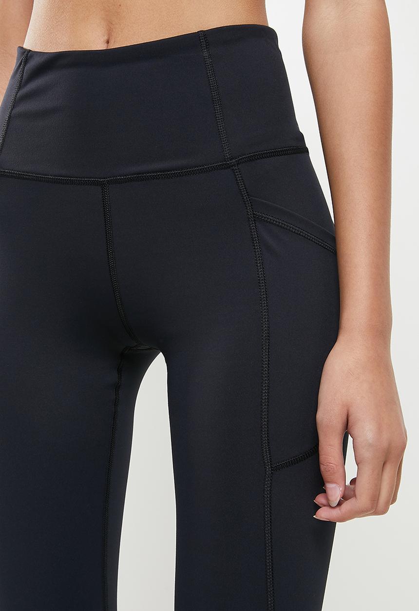 dailyfriday - Mesh insert active leggings - black