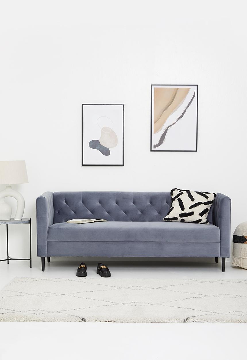 Sixth Floor - Penelope 3 seater - grey