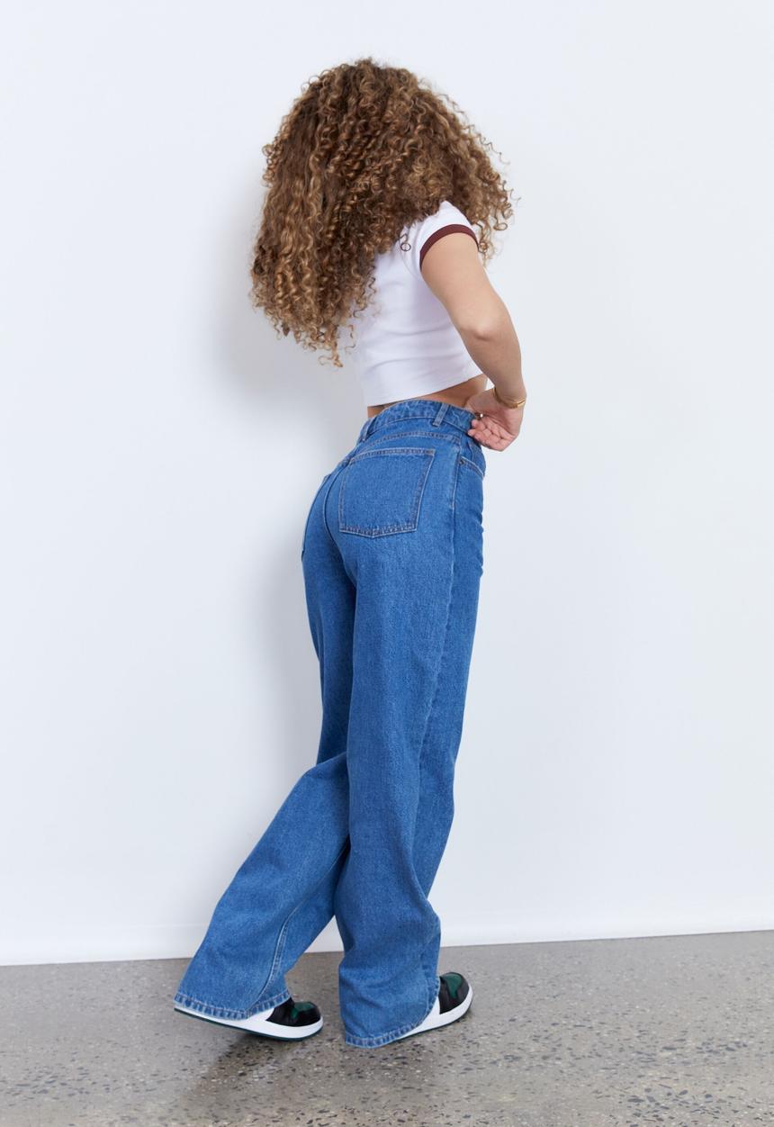 Factorie - 90s straight leg jean - mid blue