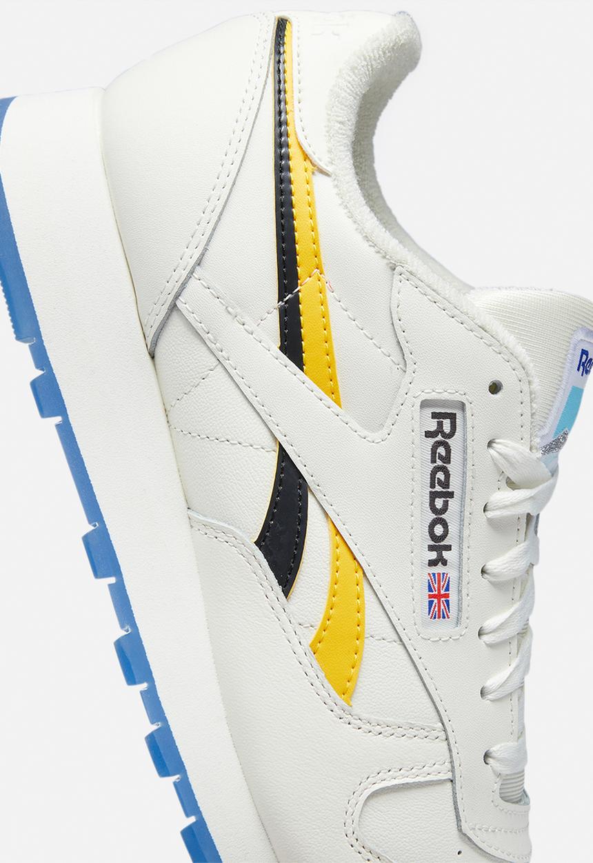 Reebok - Classic leather - chalk/pure grey /always yellow