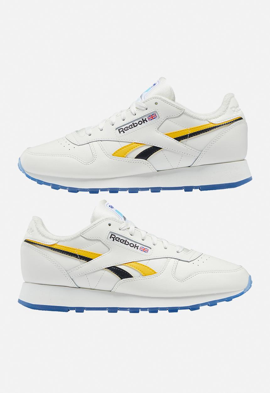 Reebok - Classic leather - chalk/pure grey /always yellow