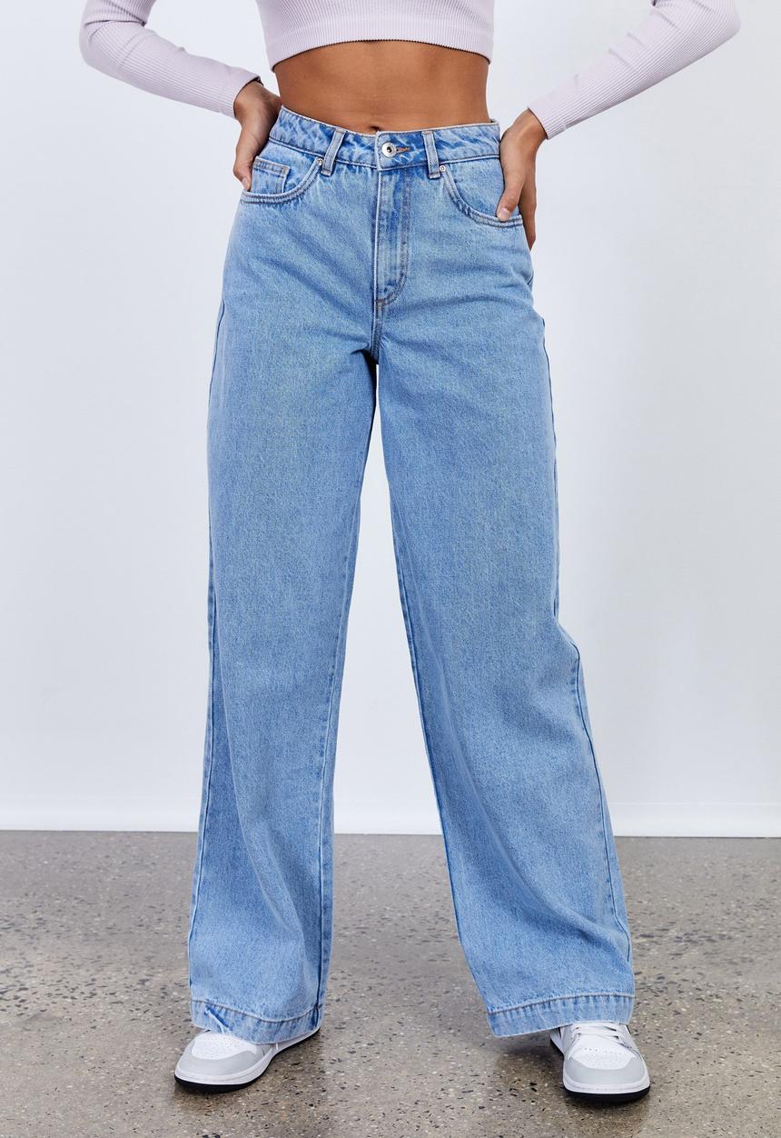 Factorie - Baggy skater jean - 90s blue
