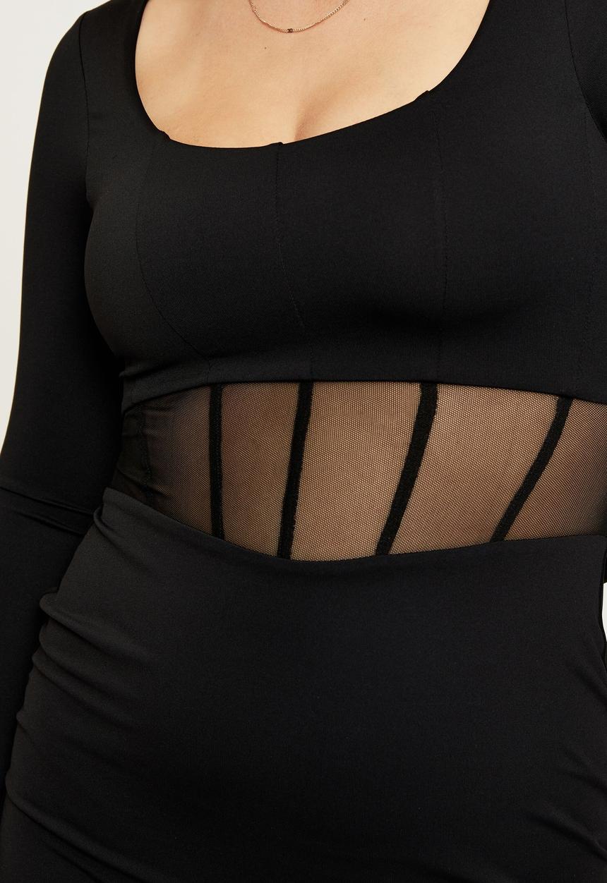Supré  - Tillie corset dress - black