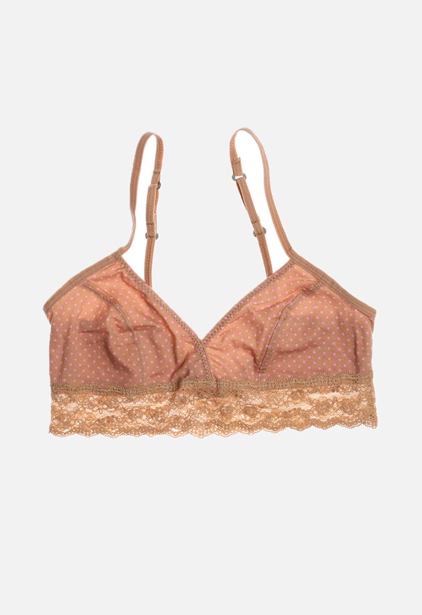 Artistic Revolution in Time - Brushed Cotton Bralette