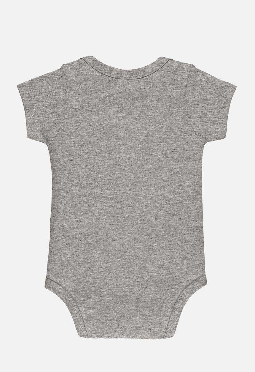 UP Baby - Cotton bodysuit - grey