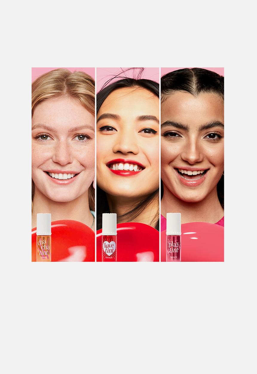 Benefit Cosmetics - Kiss & Play Lip Tints - Lip Tint Trio