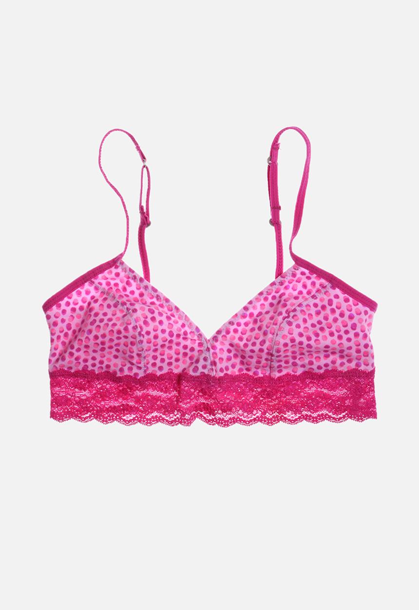 Artistic Revolution in Time - Brushed Cotton Bralette