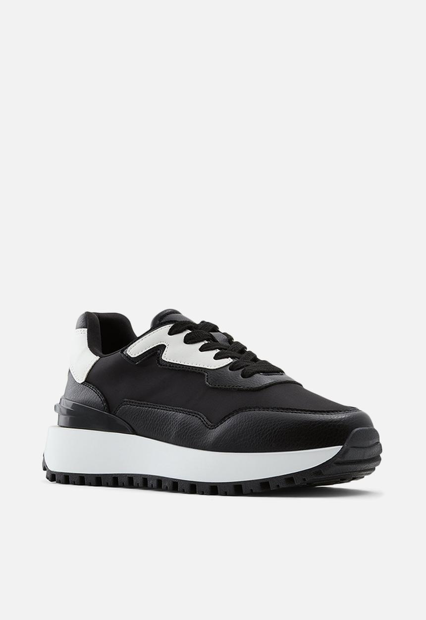 Call It Spring - Vyntage sneaker - black/white