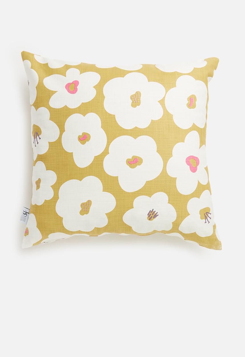 Sixth Floor - Flower power cushion cover - multi
