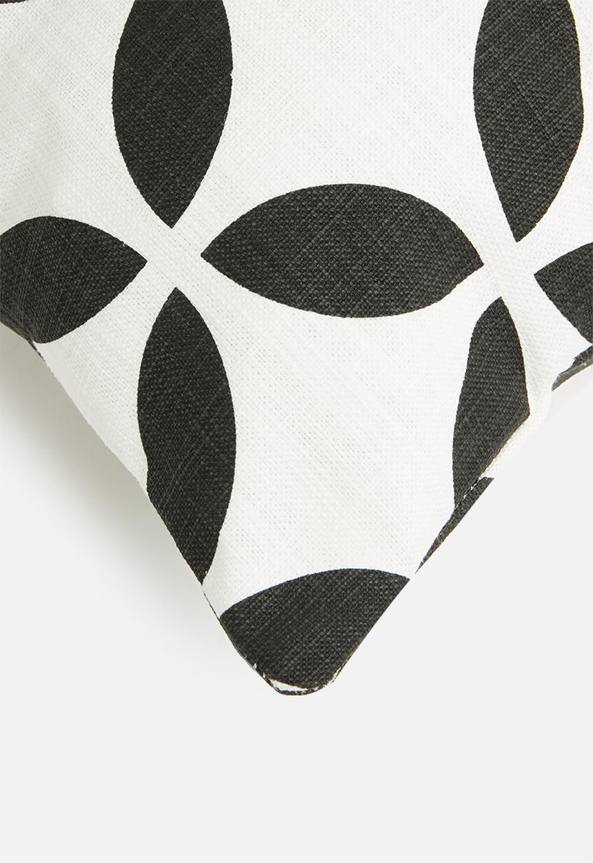 Sixth Floor - Jigsaw cushion cover - black & white