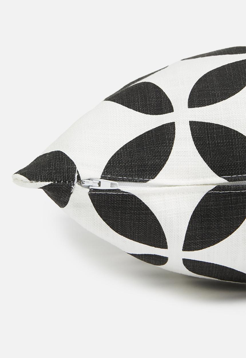 Sixth Floor - Jigsaw cushion cover - black & white
