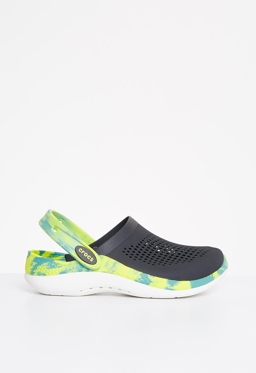 Crocs - Literide 360 marbled clog k - black & multi