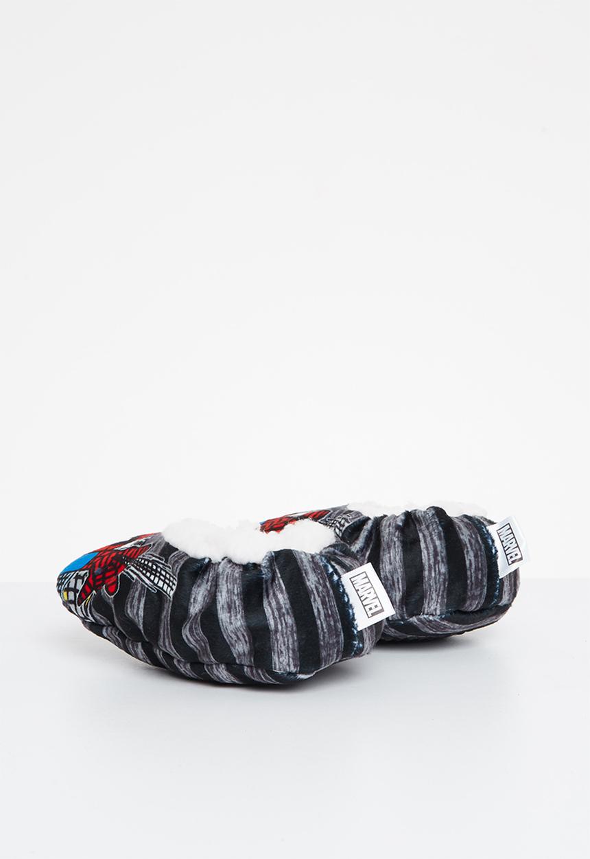 Character Group - Spider-man sherpa slippers - grey