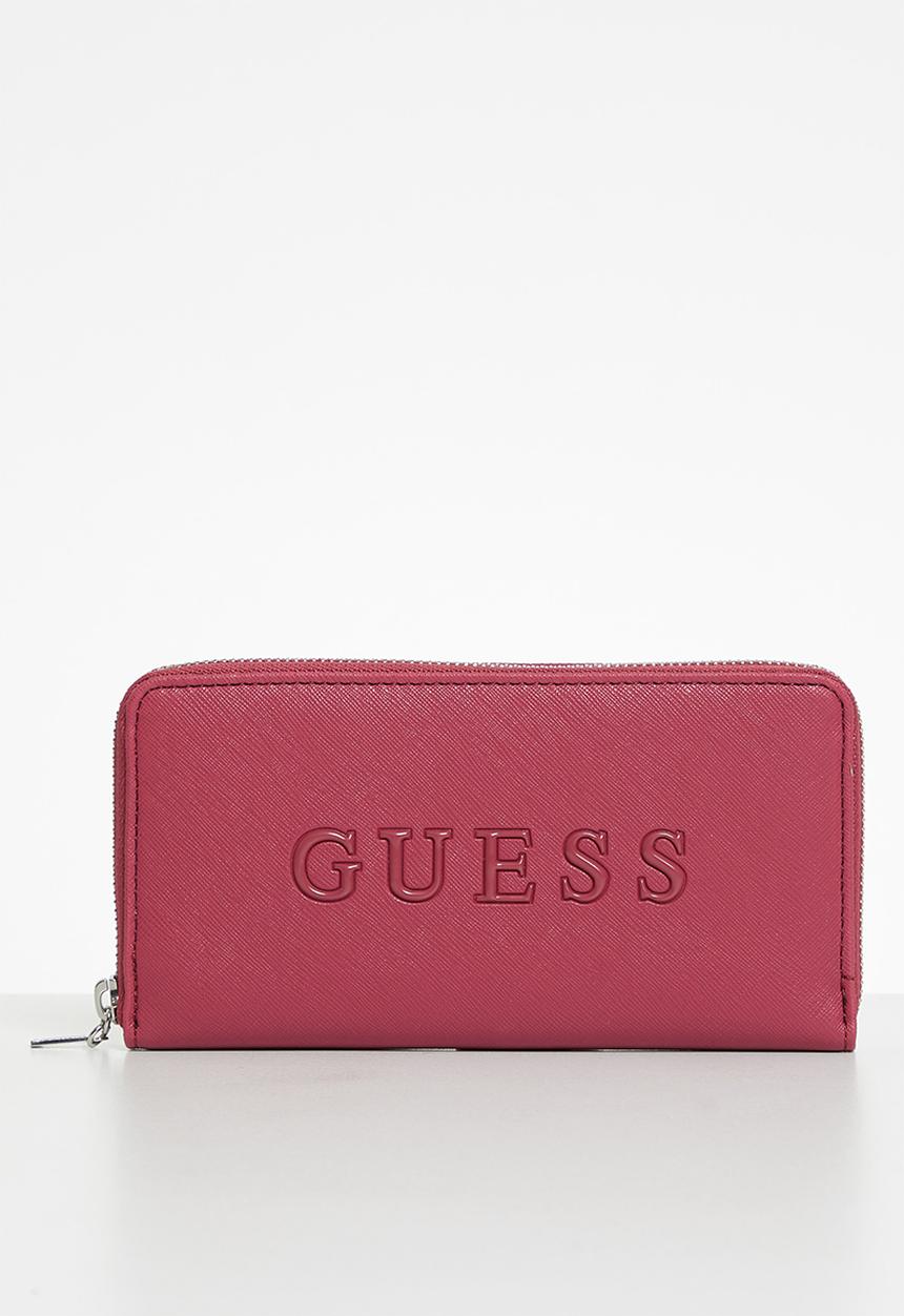 GUESS - Rodney slg medium zip around - orchid