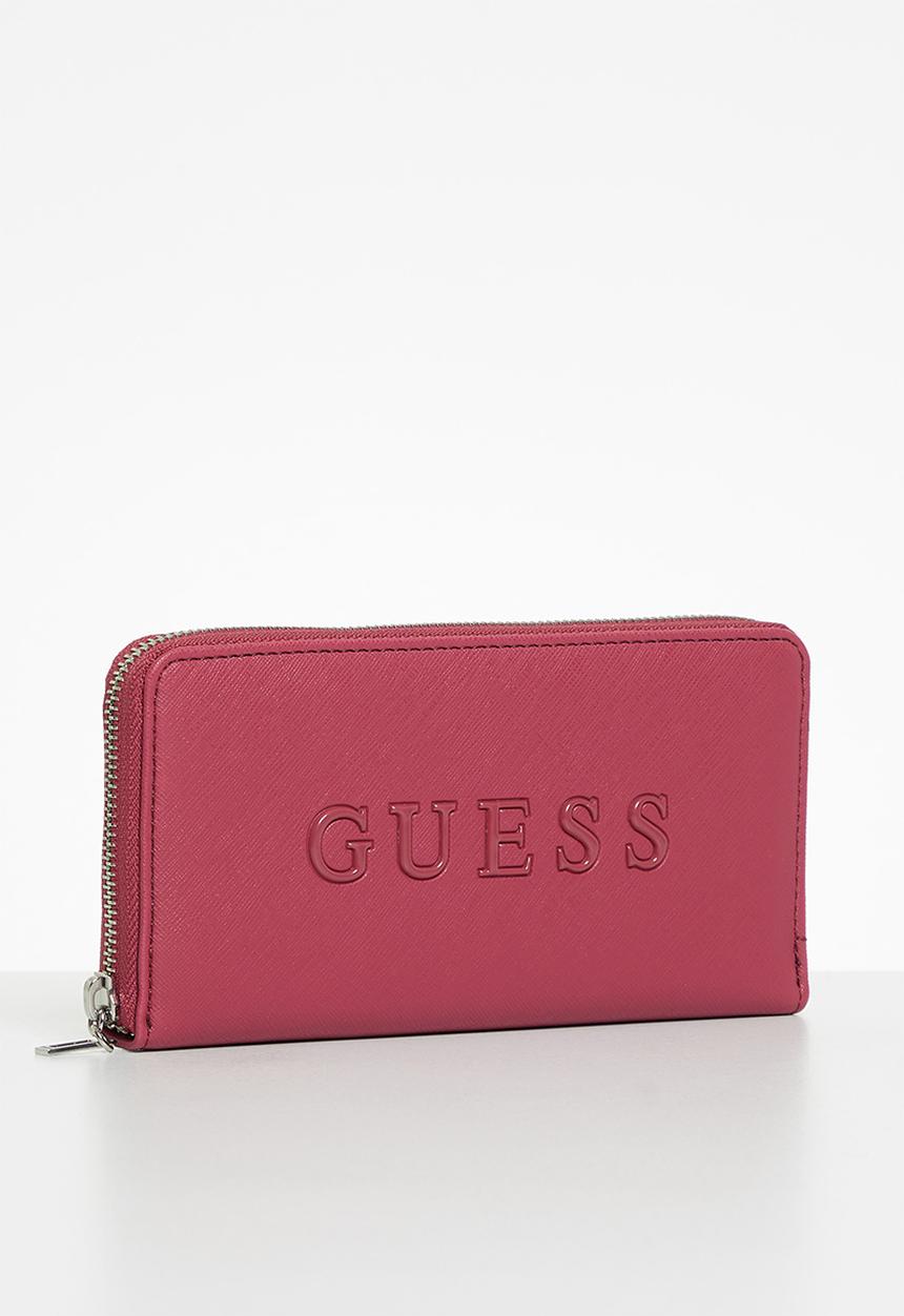 GUESS - Rodney slg medium zip around - orchid