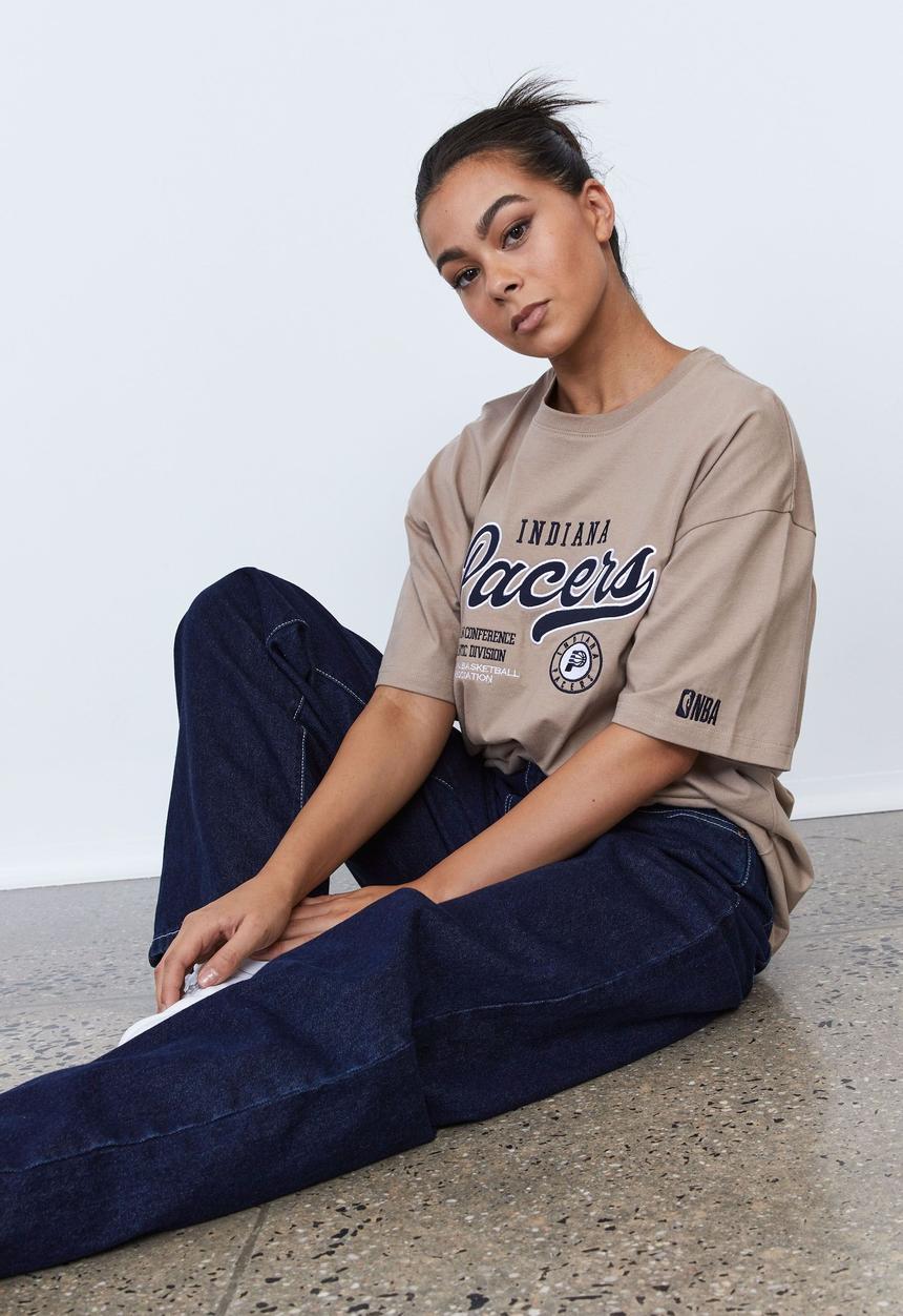 Factorie - High rise baggy jean - dark blue