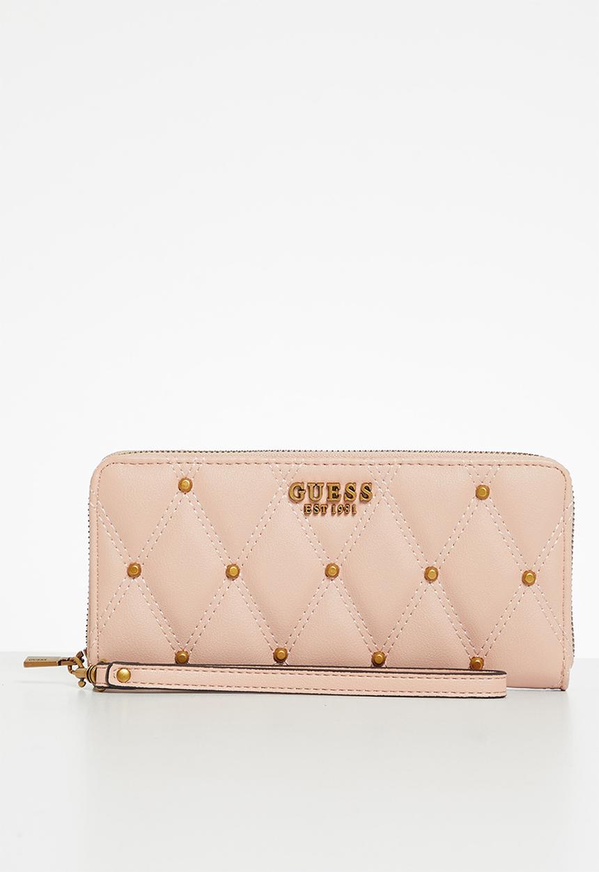 GUESS - Triana slg large zip around - blush