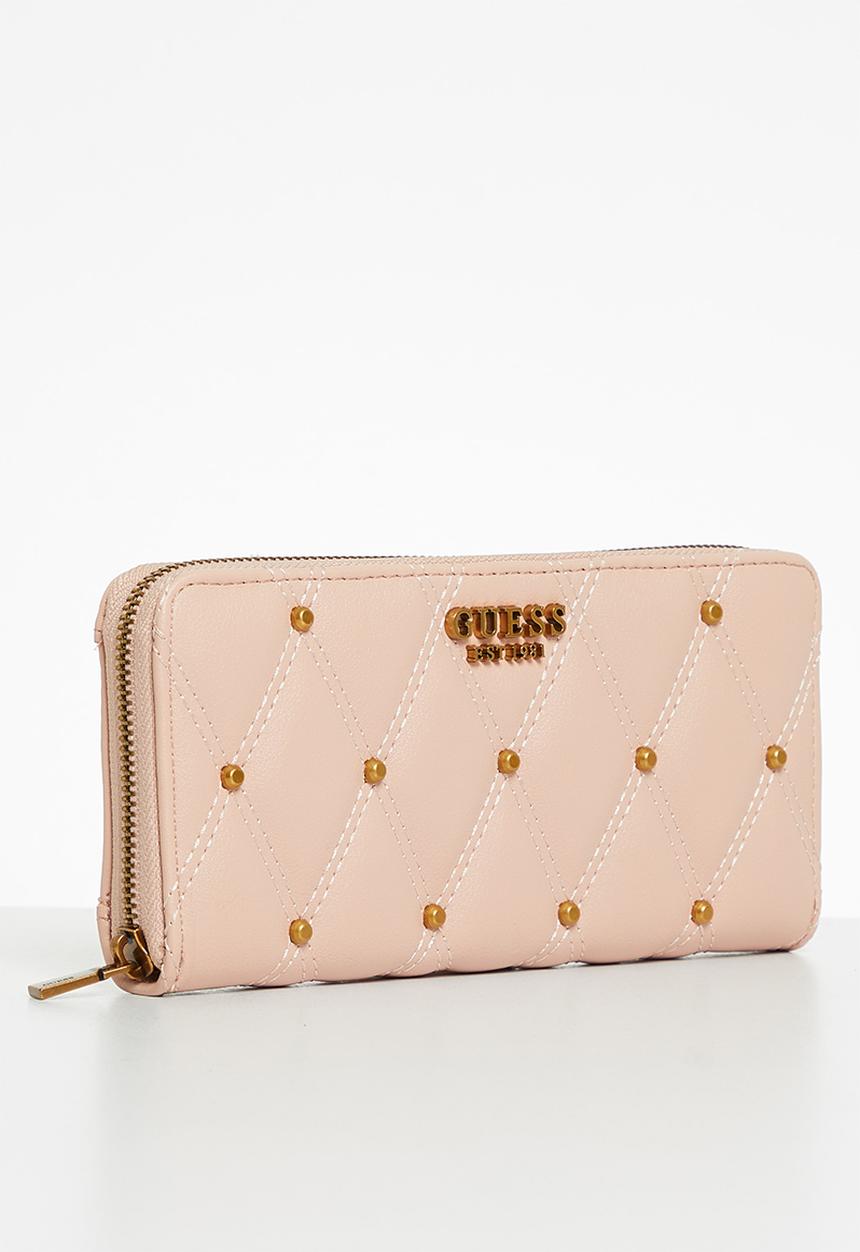 GUESS - Triana slg large zip around - blush