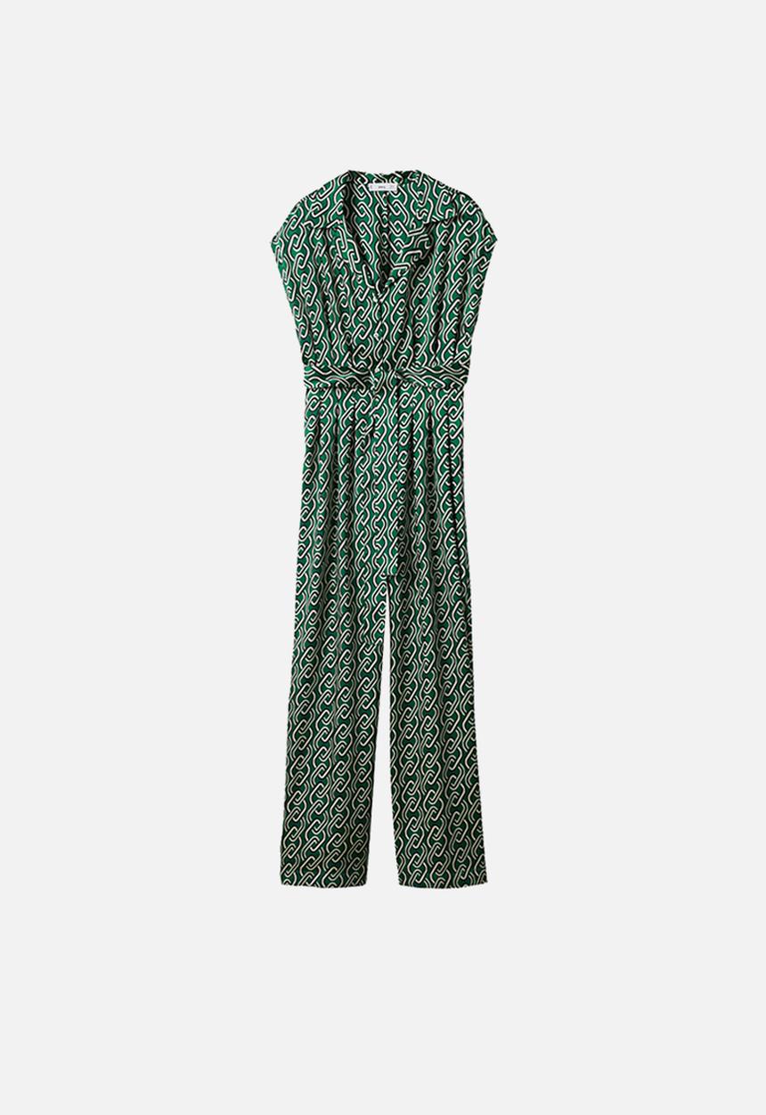 MANGO - One-piece suit chain - green