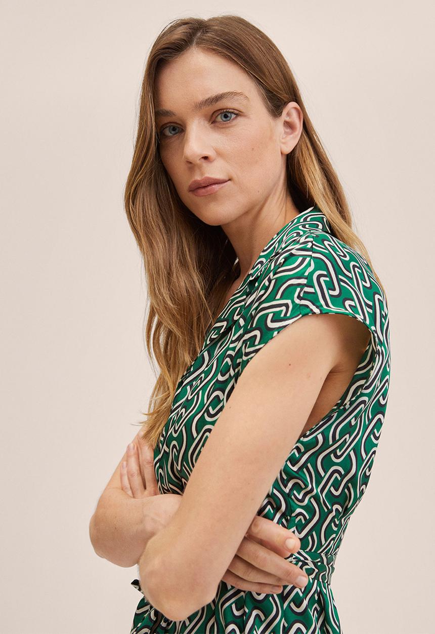 MANGO - One-piece suit chain - green