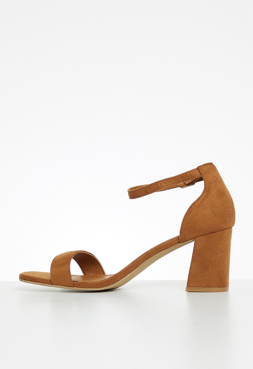 Superbalist - Carrie open block heel - tan