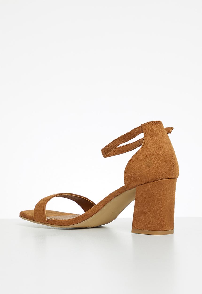 Superbalist - Carrie open block heel - tan