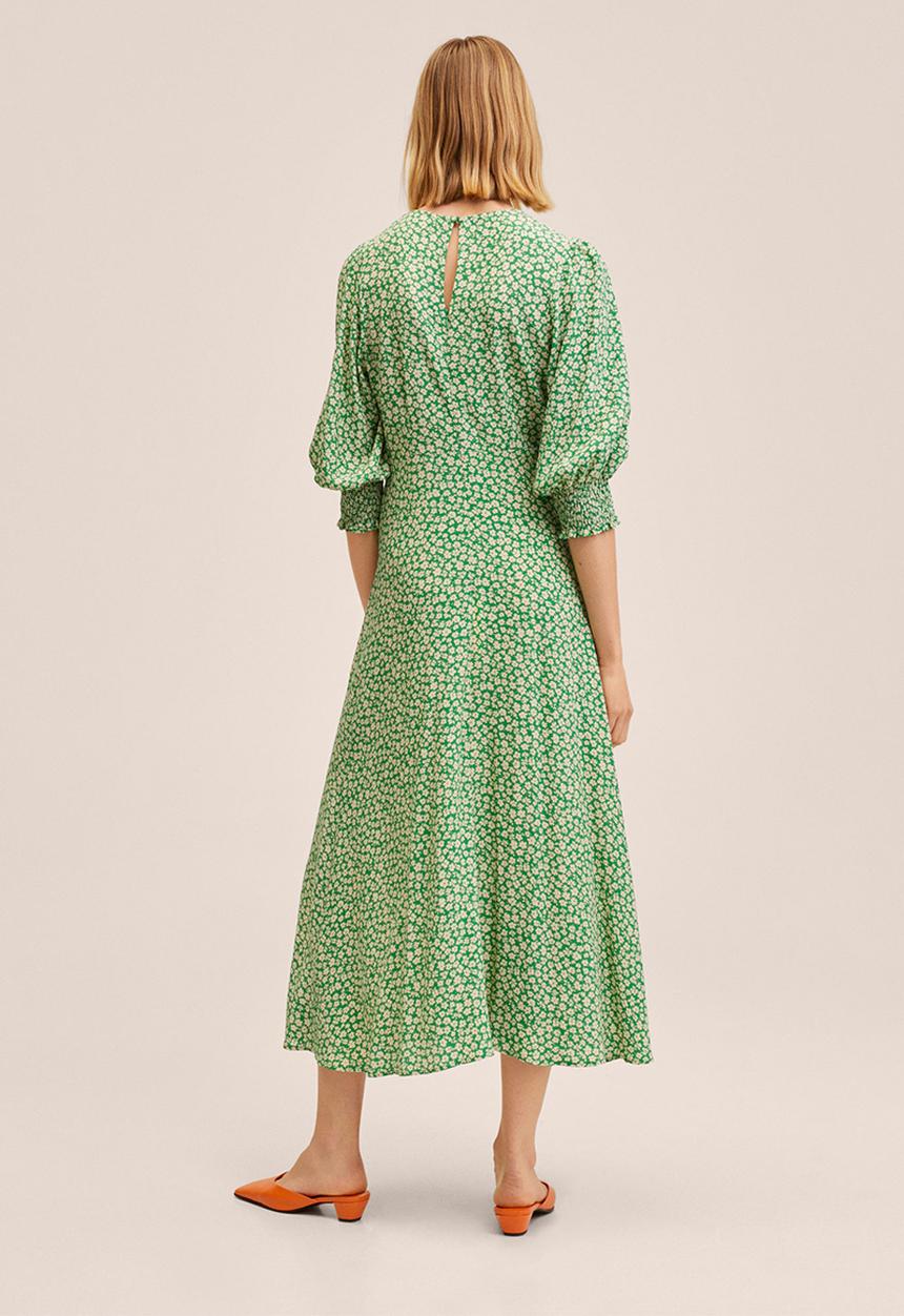 MANGO - Dress carol - green