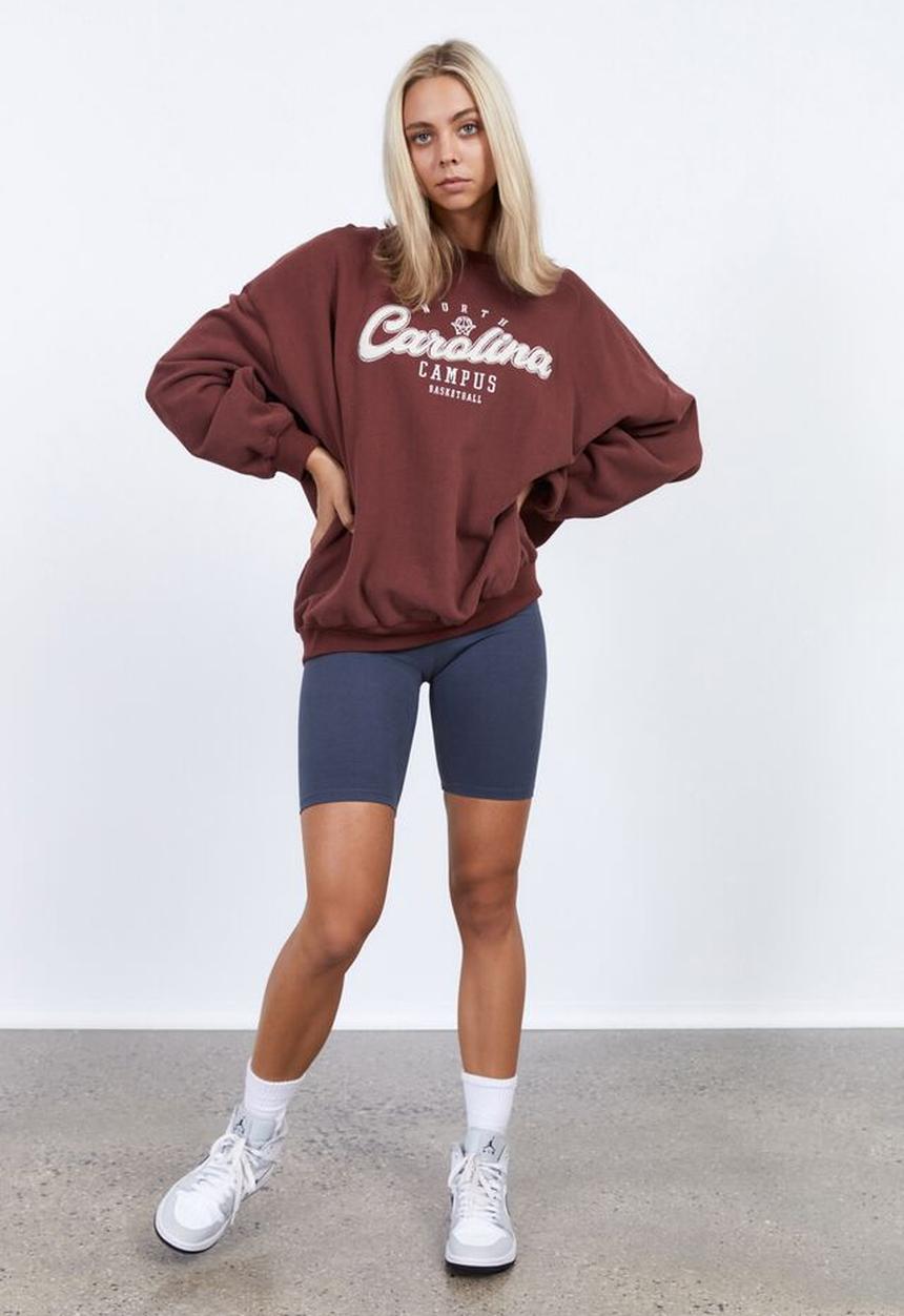 Factorie - Slouchy premium graphic crew - andorra/carolina